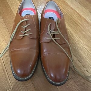 Bruno Marc Classic Brown Leather Men's Shoes 9.5